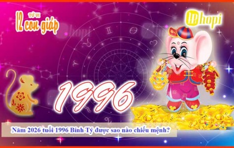 Năm 2026 tuổi 1996 Bính Tý được sao nào chiếu mệnh?