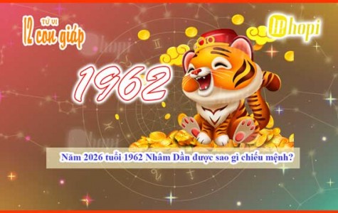 What is the Ruling Star for the 1962 Water Tiger in 2026?