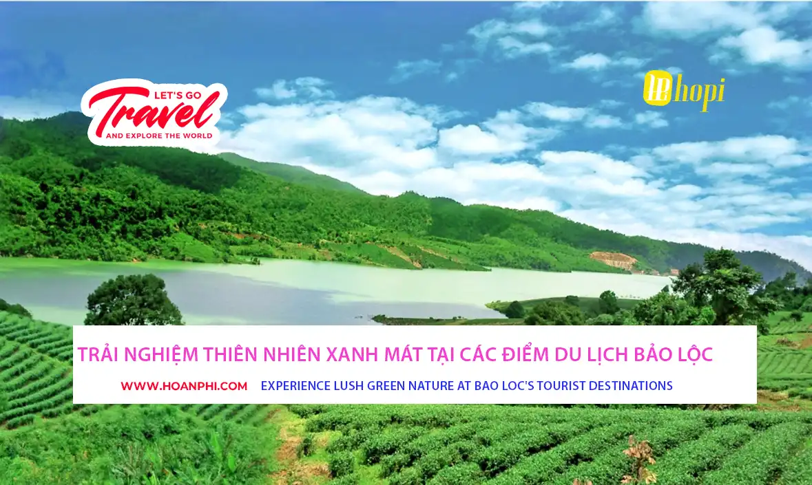 Lush green nature in Bao Loc