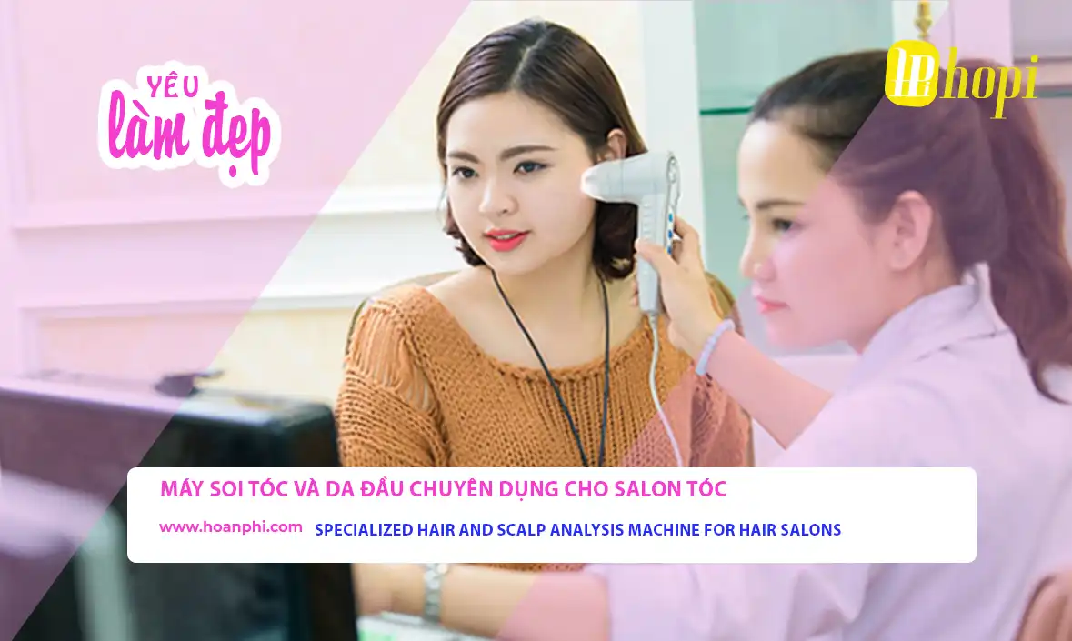 specialized hair and scalp analysis machine