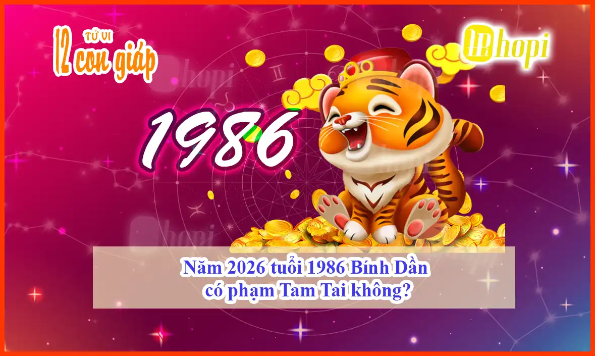 Năm 2026 tuổi 1986 Bính Dần có phạm Tam Tai không?