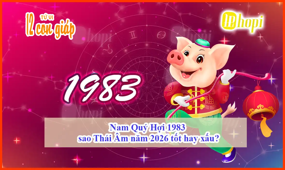 Male Quý Hợi 1983 Thái Âm Star in 2026 Good or Bad