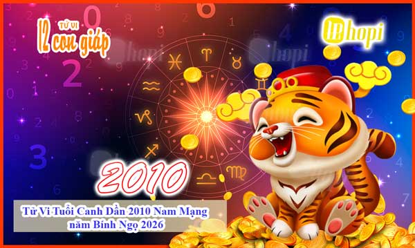 Luận Giải Chi Tiết Tử Vi Tuổi Canh Dần 2010 Nam Mạng Năm 2026 Bính Ngọ