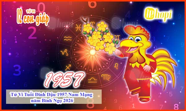 Horoscope 2026 for Male born in 1957 (Đinh Dậu)