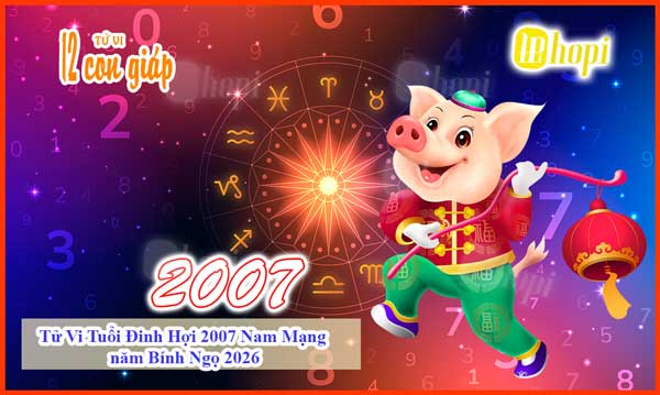 Tử Vi Tuổi Đinh Hợi 2007 Nam Mạng Năm 2026: Vận Hạn, Cơ Hội Và Thách Thức