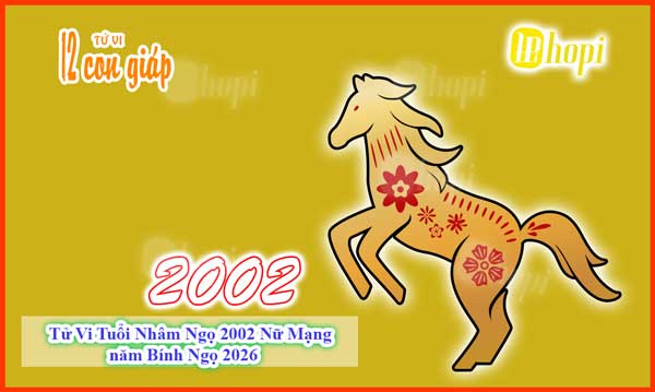 Tử Vi Tuổi Nhâm Ngọ 2002 Nữ Mạng năm Bính Ngọ 2026