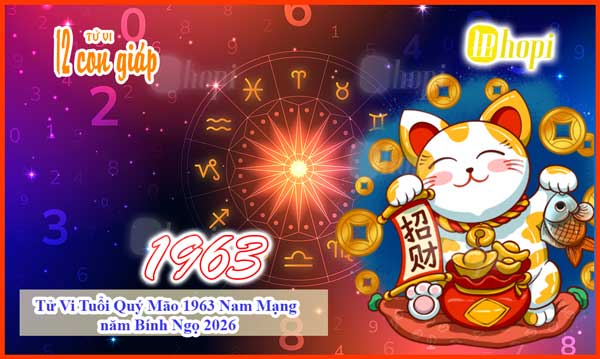 Tử vi tuổi Quý Mão 1963 nam mạng năm 2026 Bính Ngọ