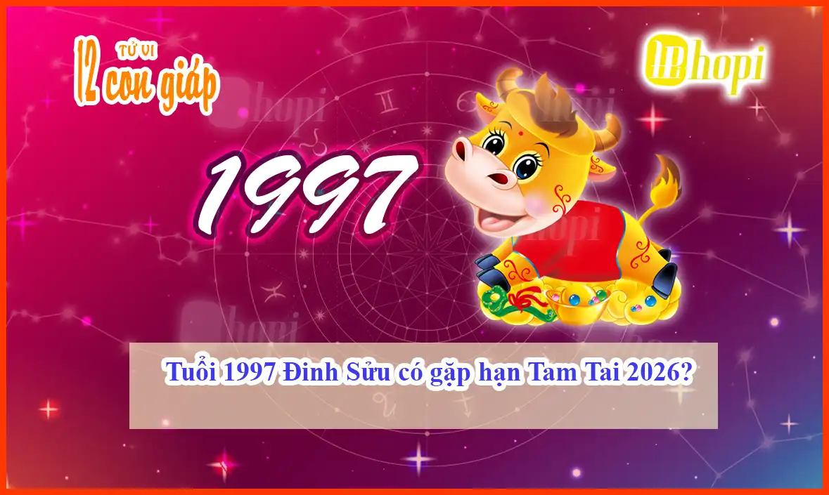 Tuổi 1997 Đinh Sửu có gặp hạn Tam Tai 2026?