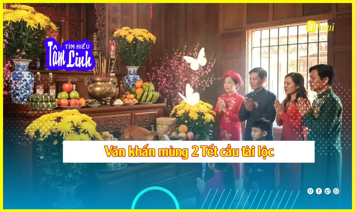 Văn khấn mùng 2 Tết cầu tài lộc