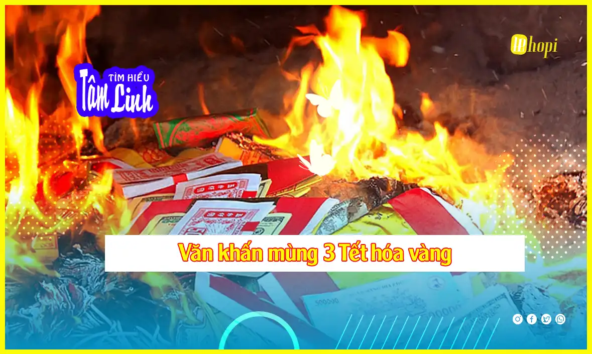 Văn khấn mùng 3 Tết hóa vàng